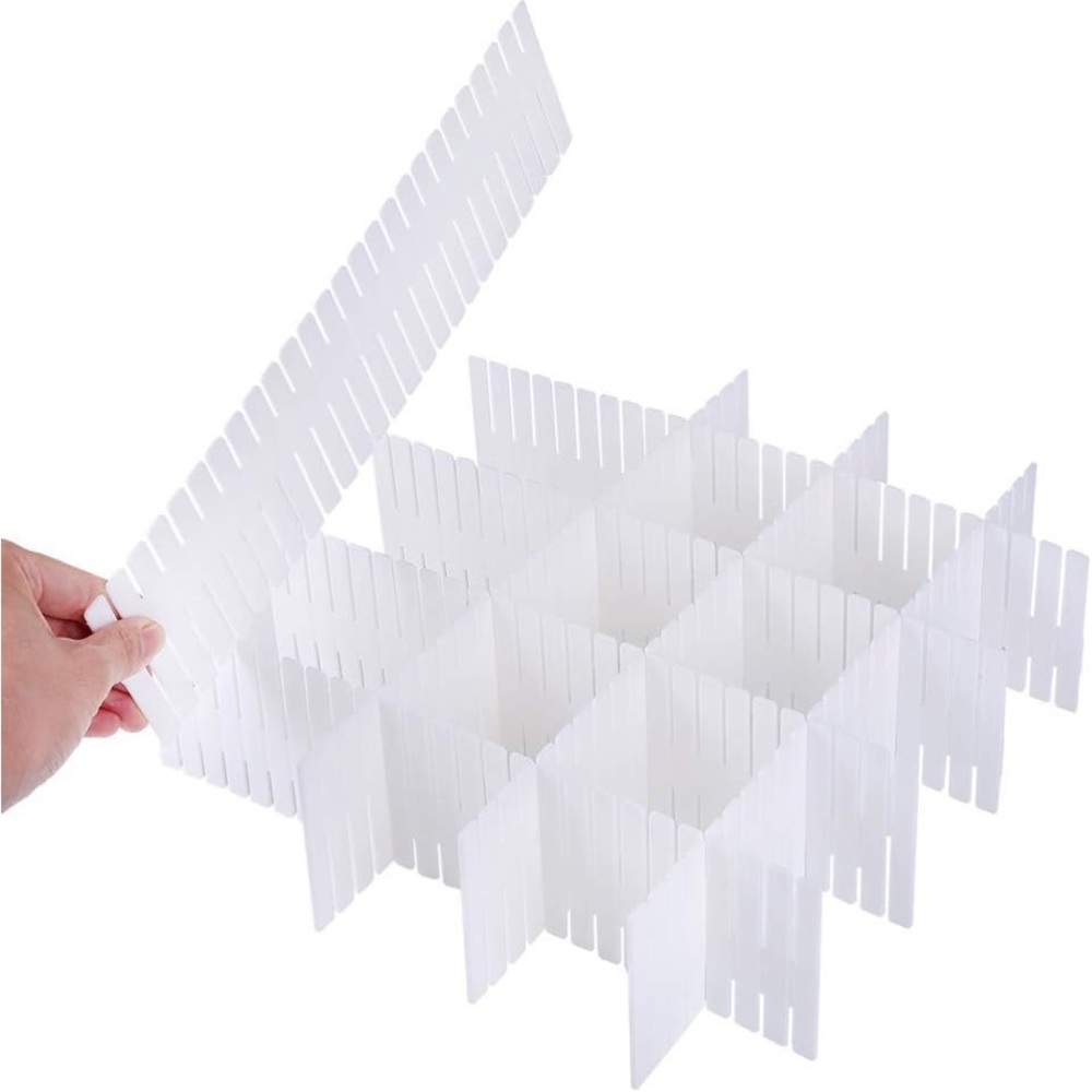 Croing Adjustable Drawer Dividers White New